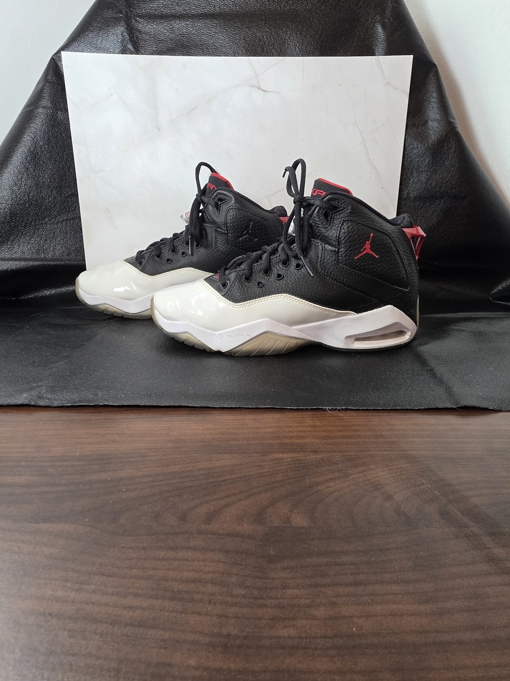 Jordan Big Kids' Black and White Basketball Shoes